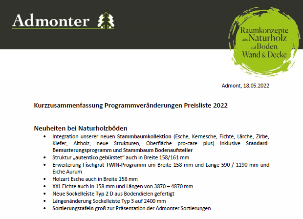 Programmänderungen-1 Programmänderungen-1